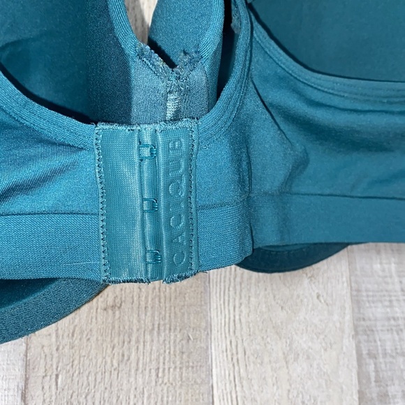 Cacique teal bra size 40DD - Picture 2 of 7